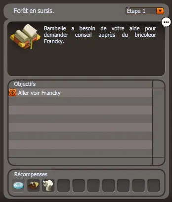 quête Scierie Bambelle dofus