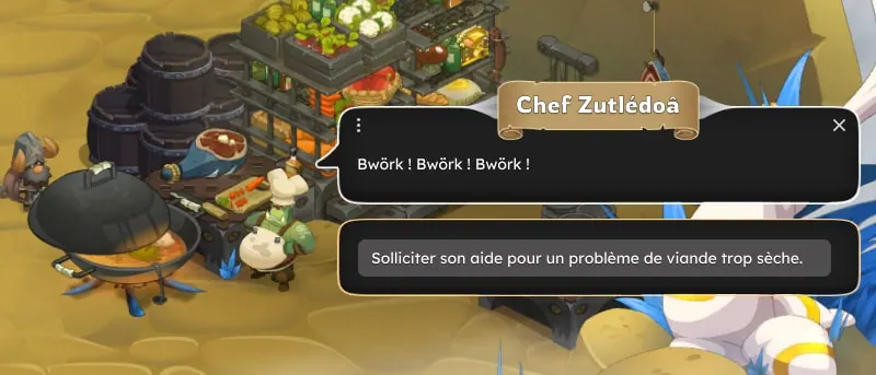 quête Un hôte de marque