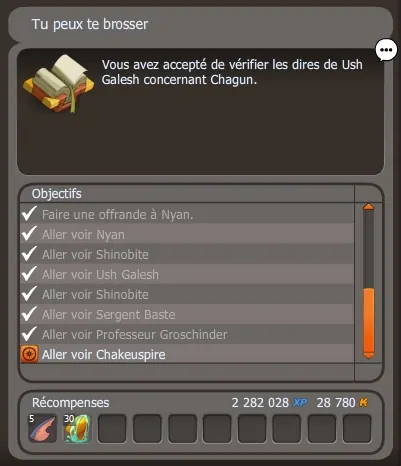 Tu peux te brosser