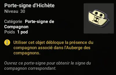 compagnon hichète dofus