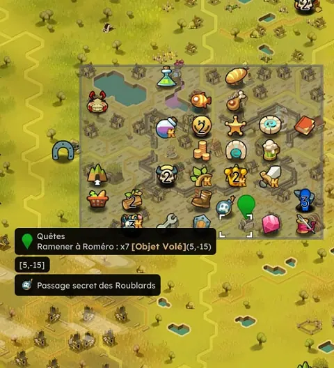 quête Vols à la charrette dofus