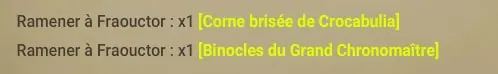 quête le temps des secrets