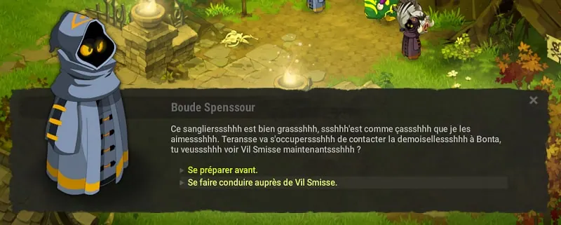 quête Vol du Temps dofus