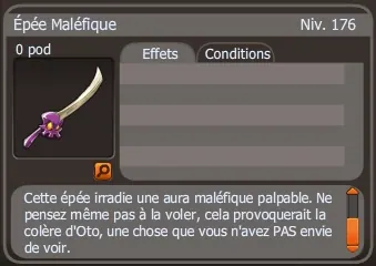 épée maléfique