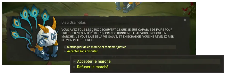 quête le temps des secrets