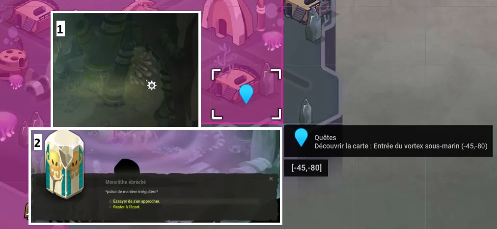 quête Toucher le fond