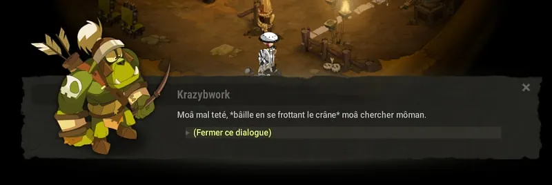 quête Bienvenue au Krazybwork saloon dofus