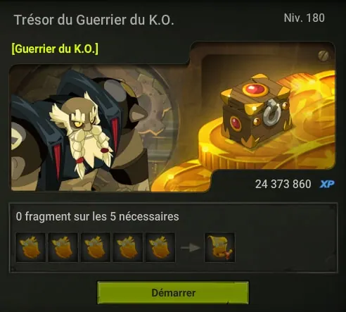 Avis de recherche le Guerrier du K.O