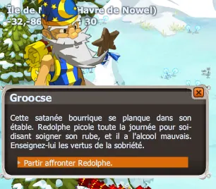 Redolphe a un coup dans le nez dofus