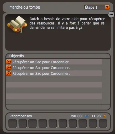 quête cordonnier
