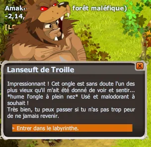 lanseuft de troille dofus