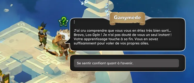 quête Sous le regard des dieux dofus