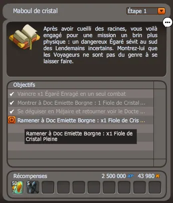 quête Maboul de cristal