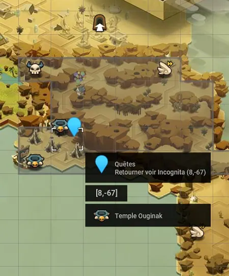 quête Le piège se referme dofus