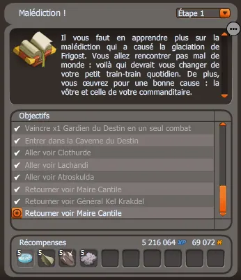 malédiction dofus