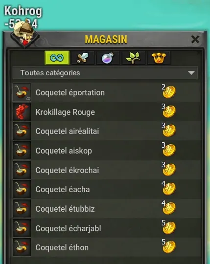 quêtes de Vulkania dofus