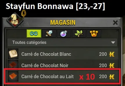 quête Le monde à l'envers dofus