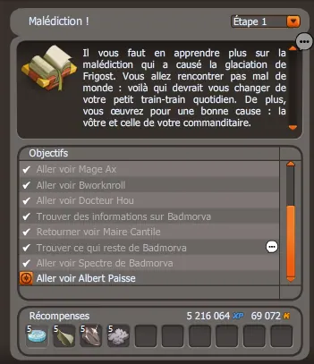 malédiction dofus