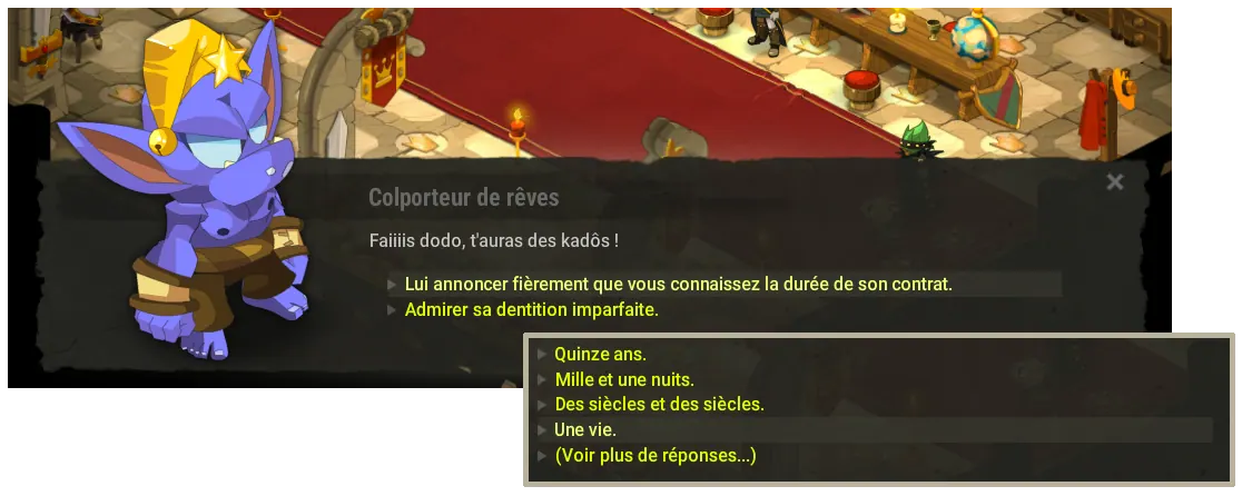 quête La vie en mauve dofus