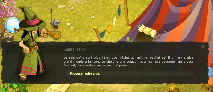 quête La foire aux gobs dofus