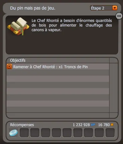 Faire le tas de pin