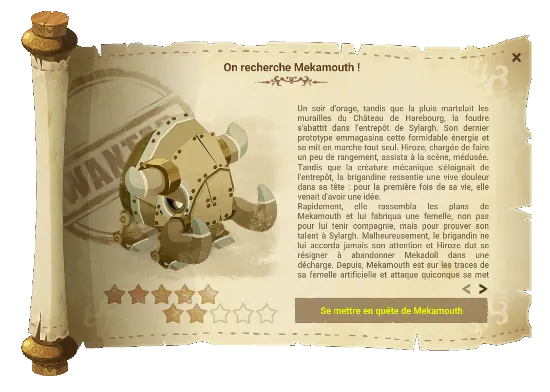Avis de recherche Mekamouth