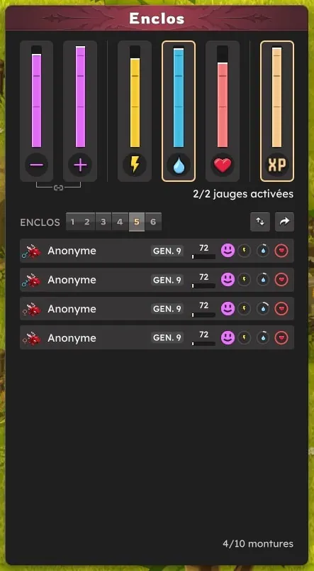 gérer son élevage dofus