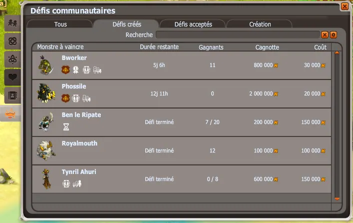 Défis communautaires