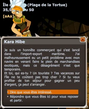 quête Bas les masques dofus
