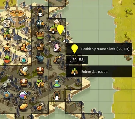 quête Sram d'Égoutant dofus