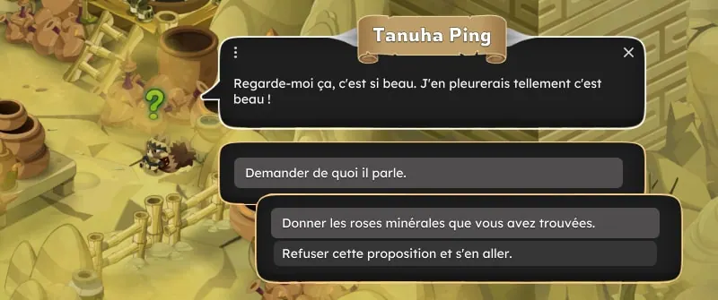 quête Dites-le avec des fleurs