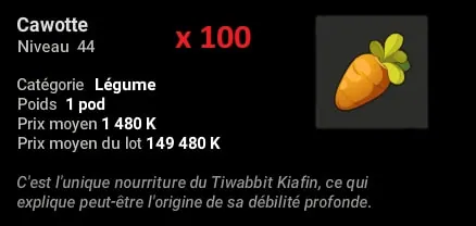 Sort Invocation de Cawotte
