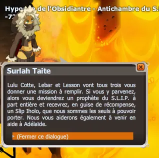quête Chaud du SLIP dofus