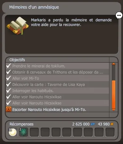 Mémoires d'un amnésique