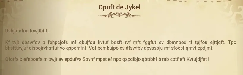 quête La raison du plus fort dofus