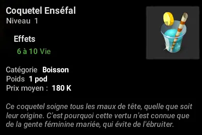 quête Coquetel gratuit dofus