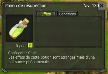 potion de résurrection