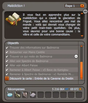malédiction dofus