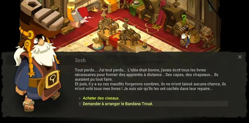quête Bandanarthrie dofus