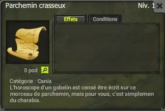 parchemin crasseux