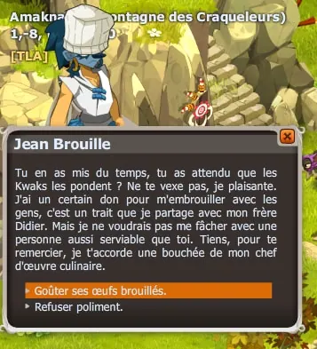 quête Qui vole un oeuf cherche l'embrouille