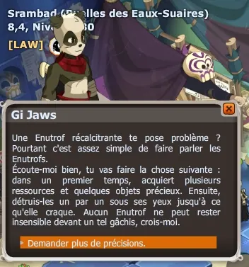 Apprentissage Maître des Sévices