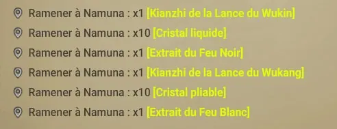 quête Une dernière volonté