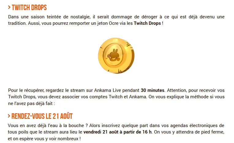 Comment obtenir des jetons Ocre dofus