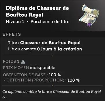 événement Chasseur de Chaos dofus