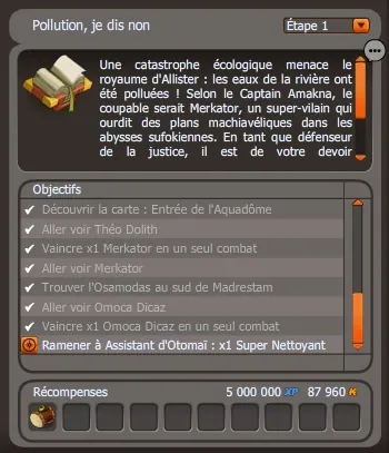 quête Pollution je dis non