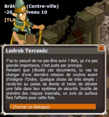 Apprentissage : Disciple de Brumaire