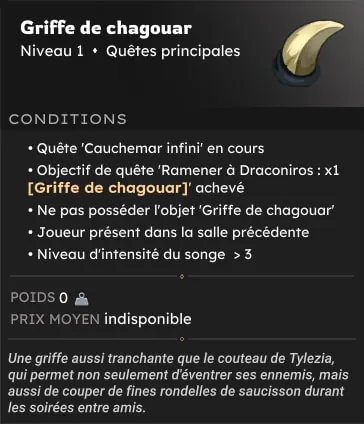 quête Cauchemar infini