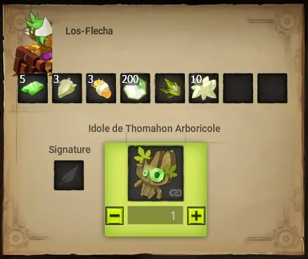 La bénédiction de Thomahon idole thomahon arboricole