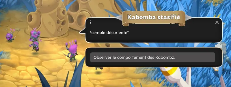 quête Dérive insectaire